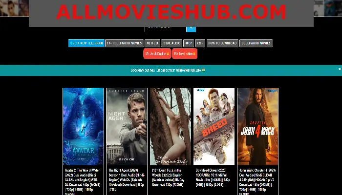 Allmovieshub 2023 Download Latest South, Marathi Hindi Movies, Web Series