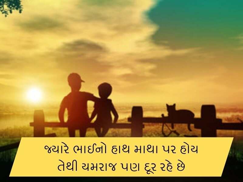 120+ ભાઈ વિશે શાયરી ગુજરાતી Bhai Quotes in Gujarati Text | Shayari | Messages